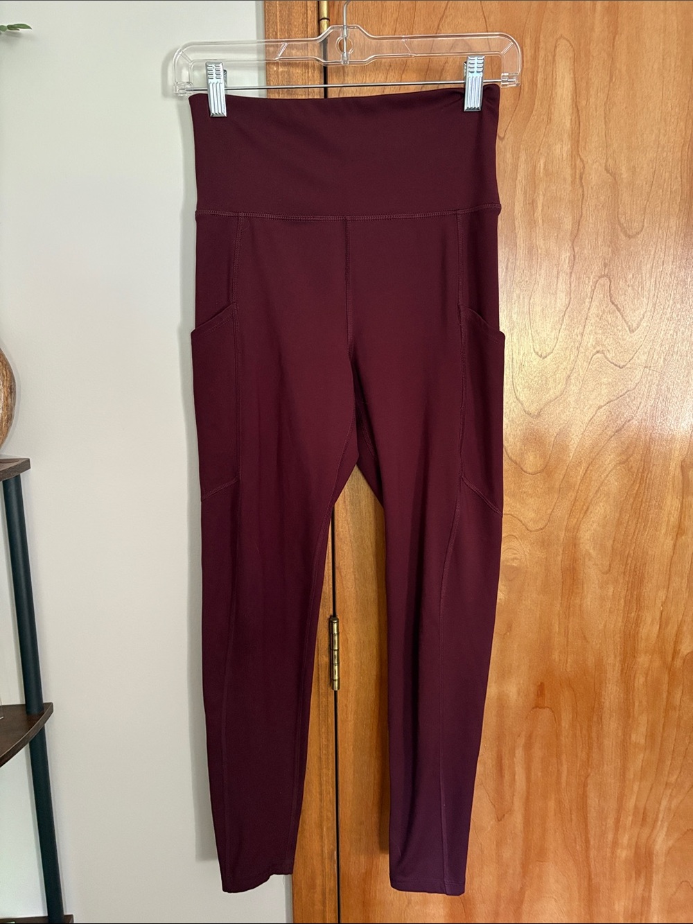 American Eagle Outfitters High-Rise Pocket Leggings - Burgundy